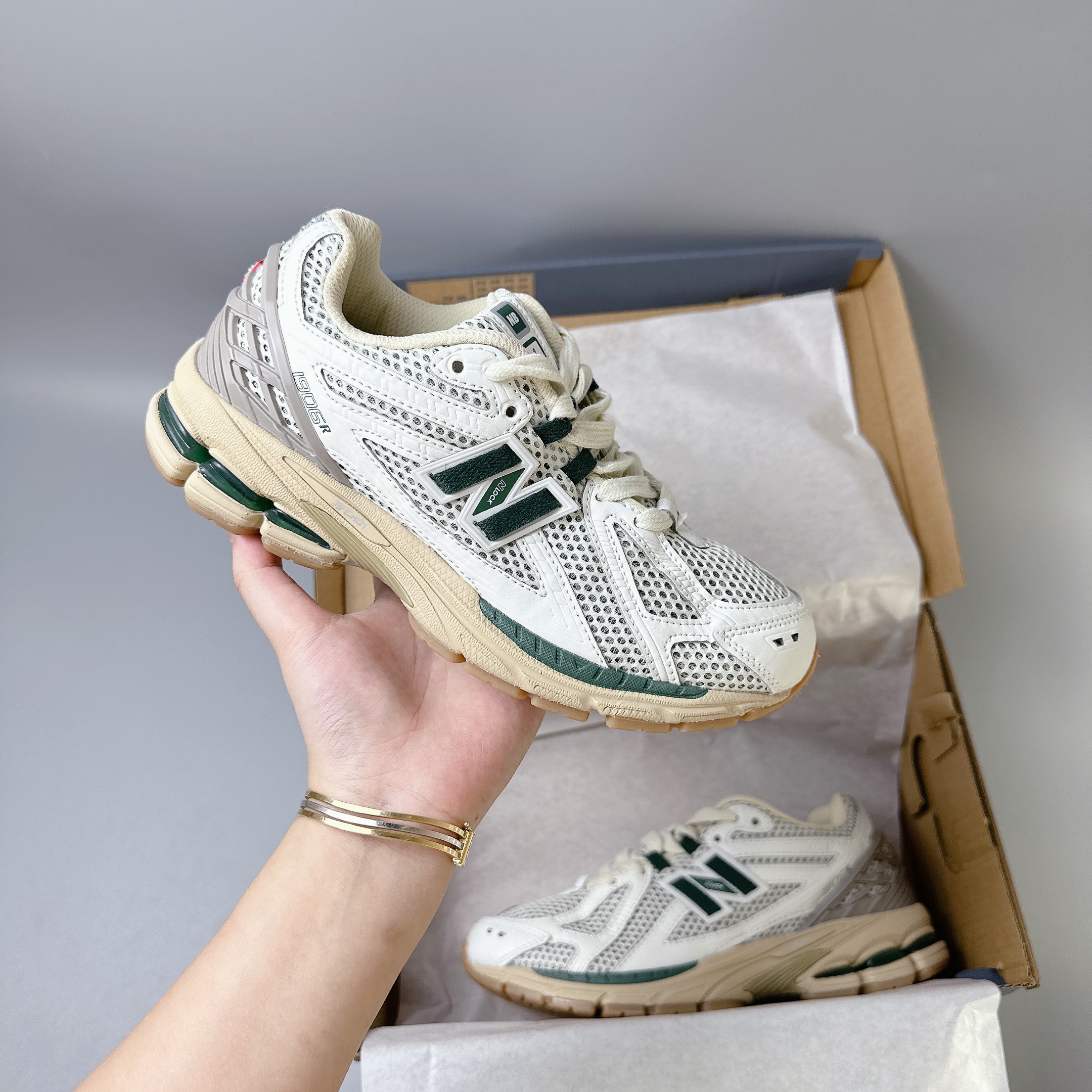 NB1906R trắng xanh