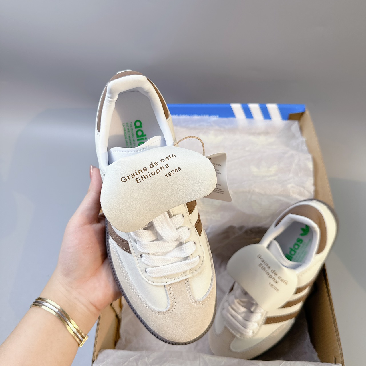 samba cafe ( trắng nâu)