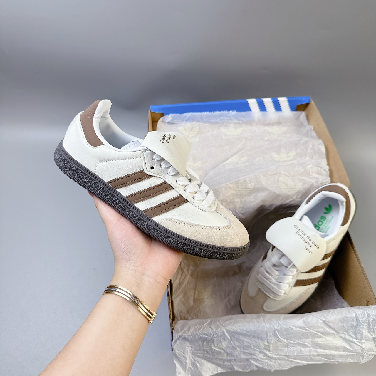 samba cafe ( trắng nâu)