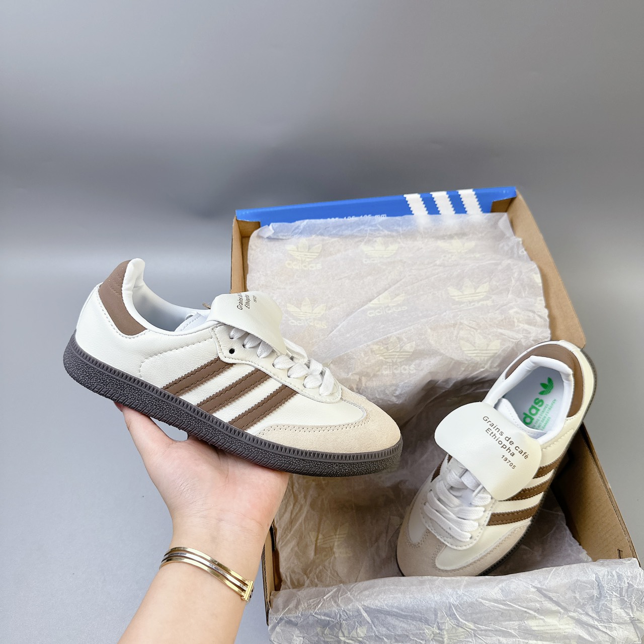 samba cafe ( trắng nâu)