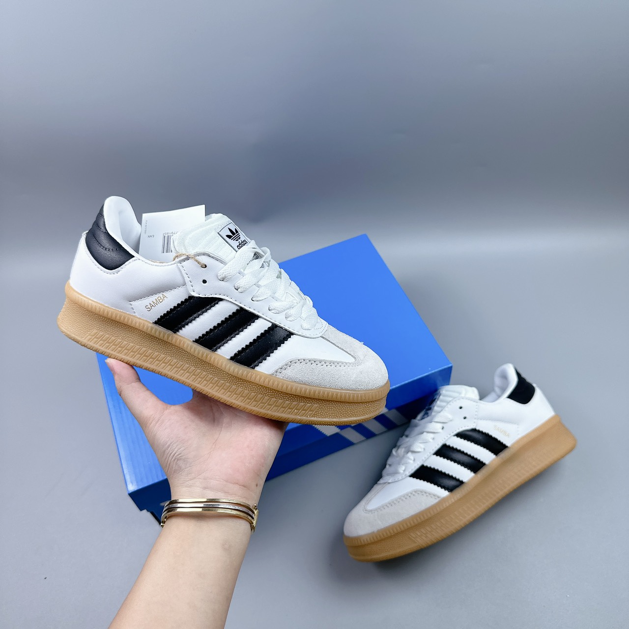 samba XLG trắng sale
