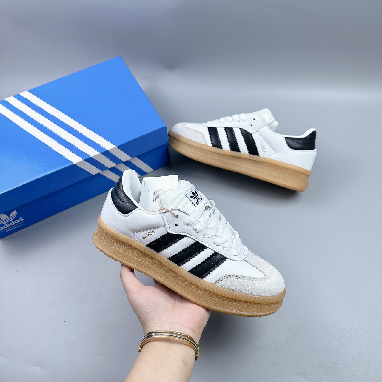 samba XLG trắng sale