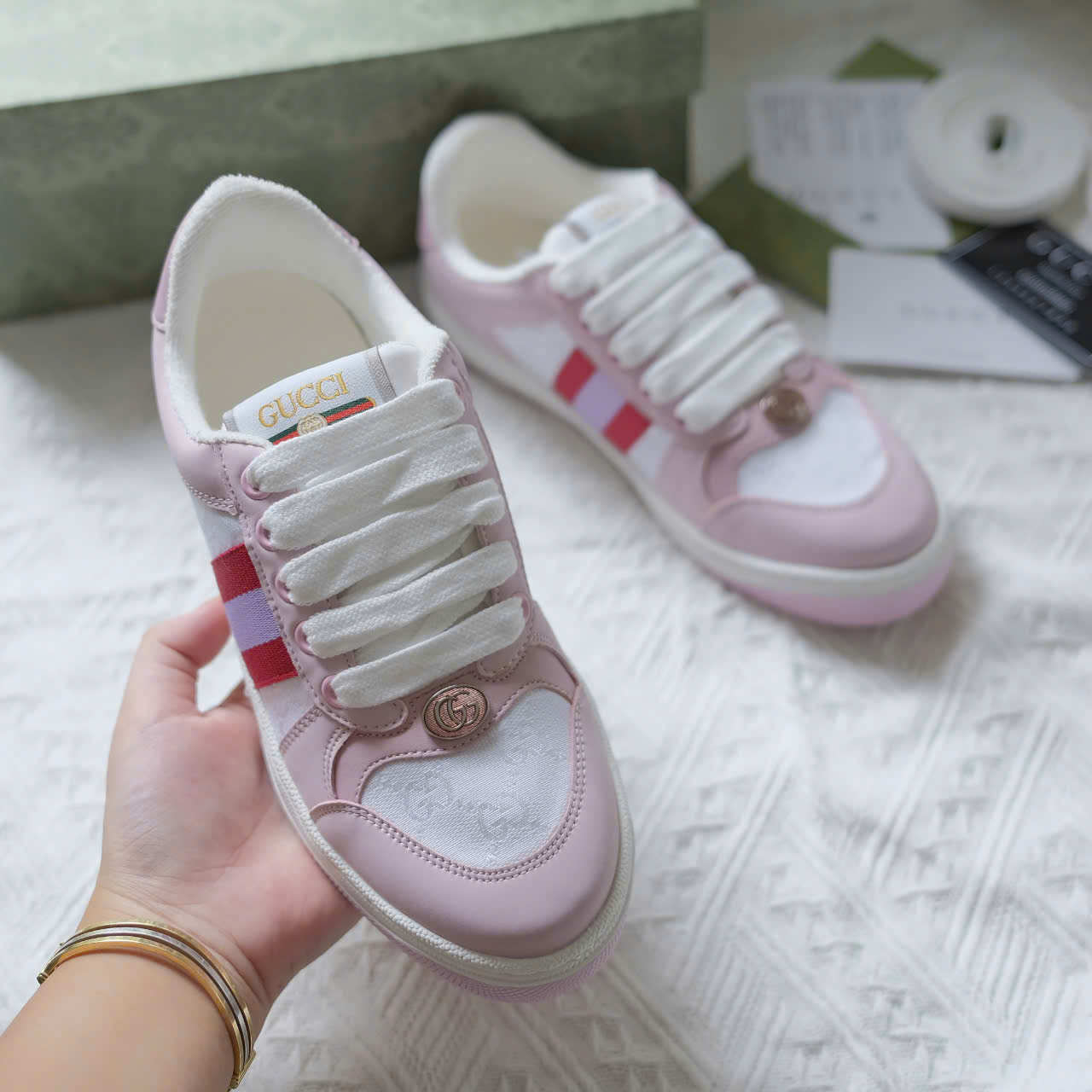 gucci screener hồng