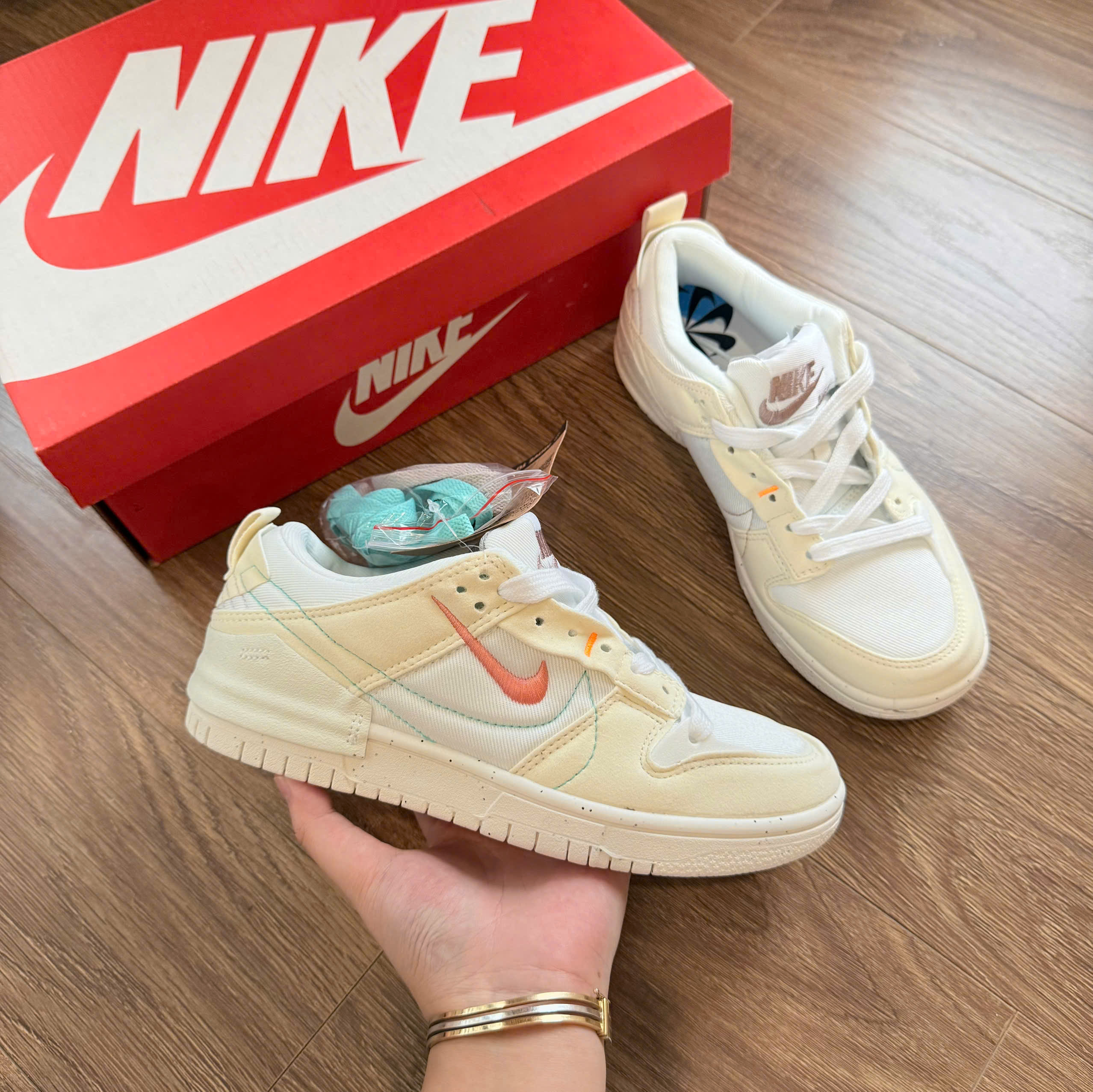 NIKE DUNK TRẮNG HỒNG