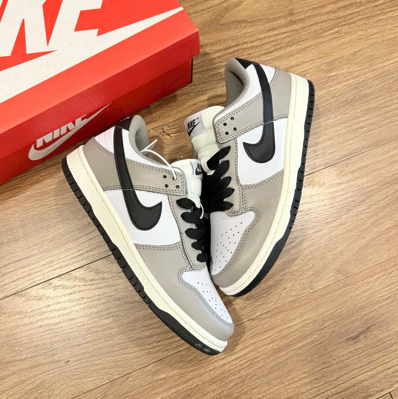 nike sb xám đen thấp