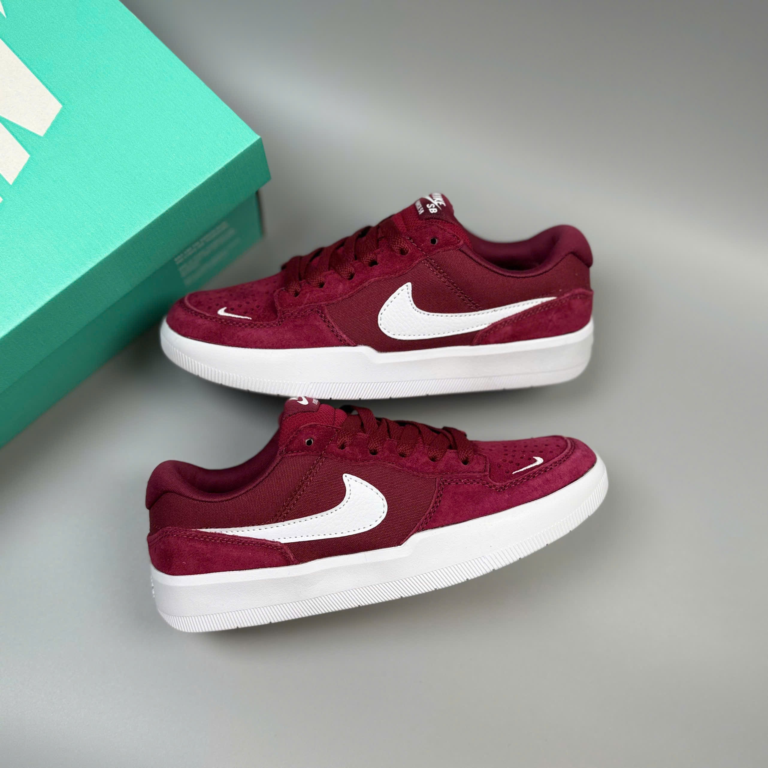 nike sb58 đỏ mận