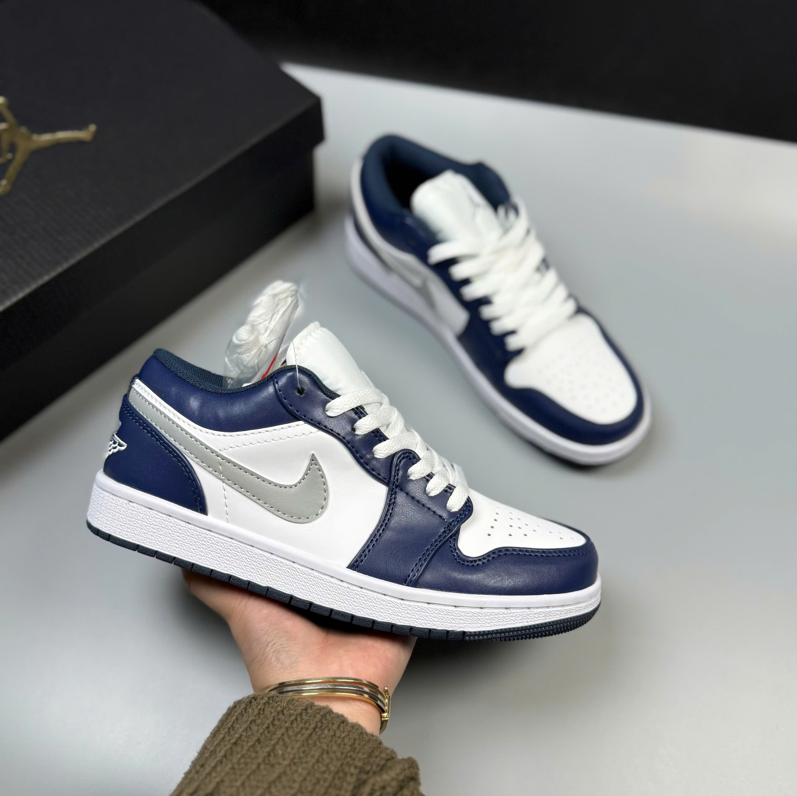 jd navy xám thấp sc