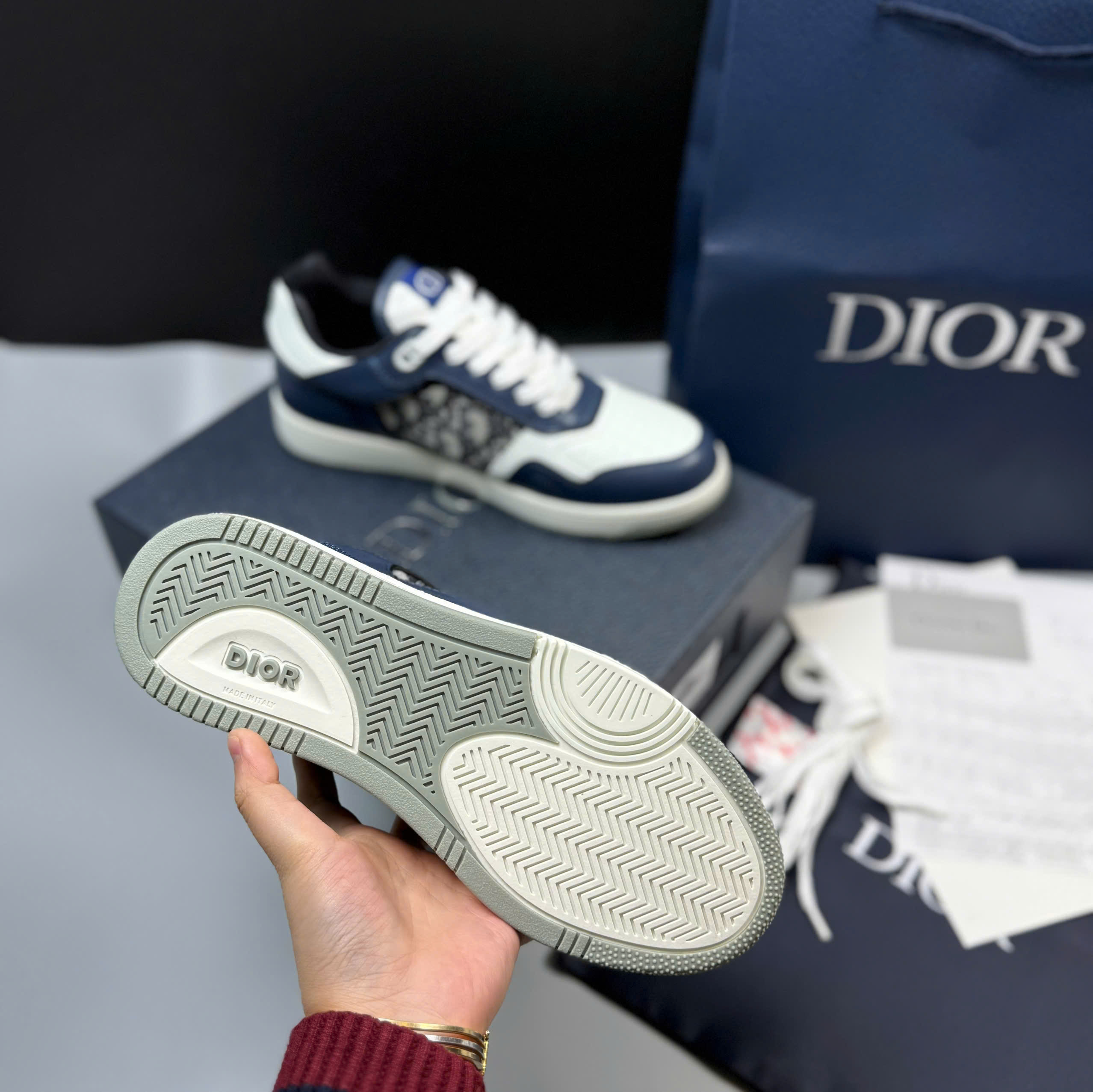 dior B27 xanh navy