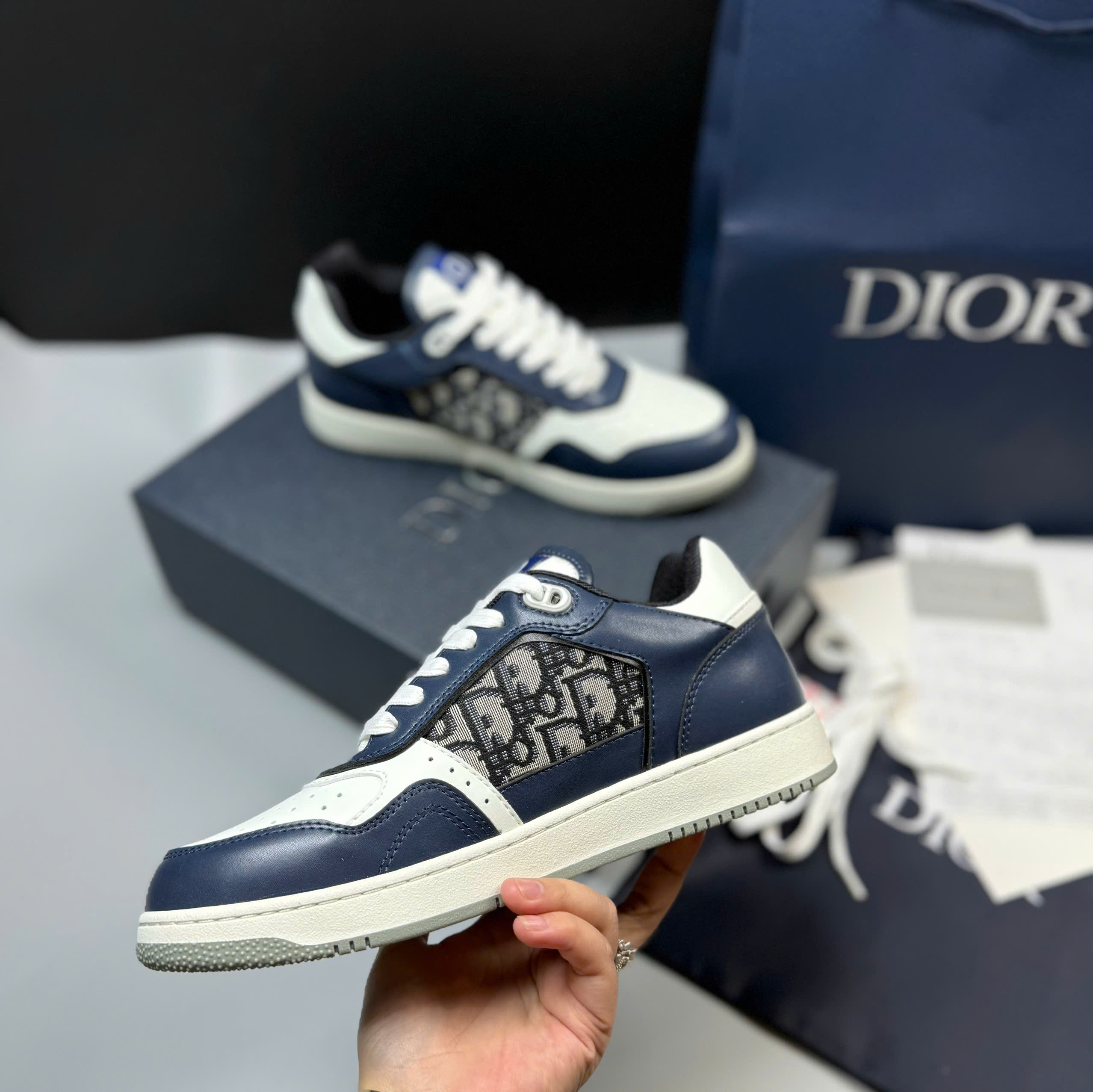 dior B27 xanh navy