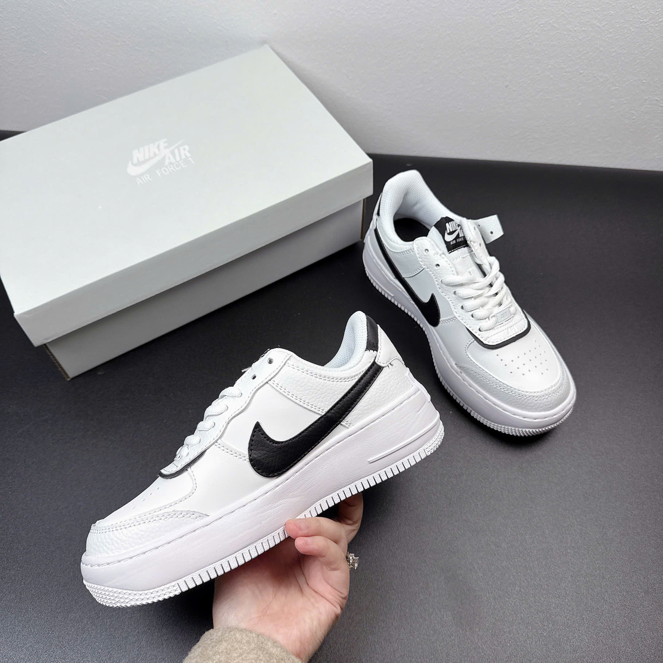 af1 sd đen trắng