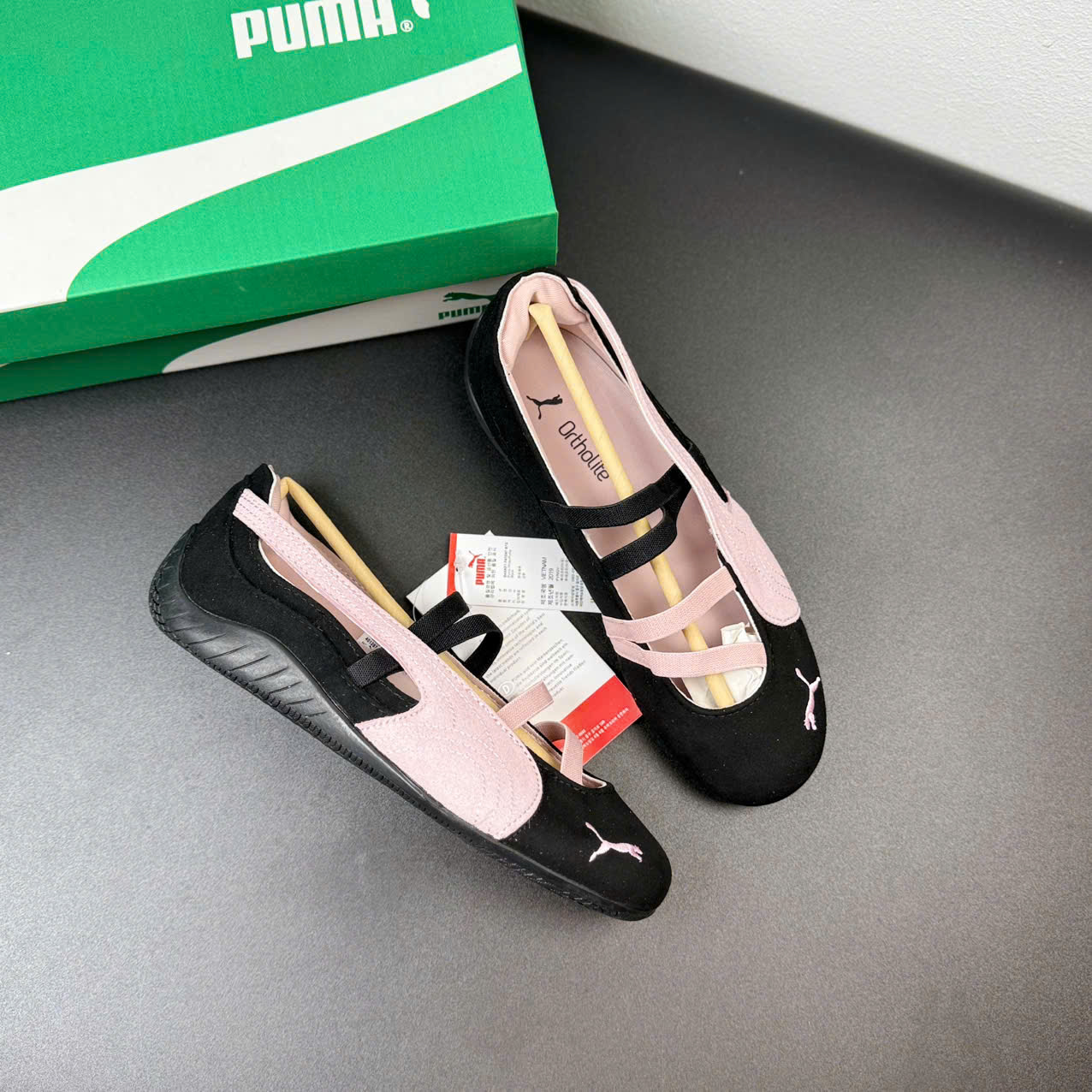 bb puma đen hồng