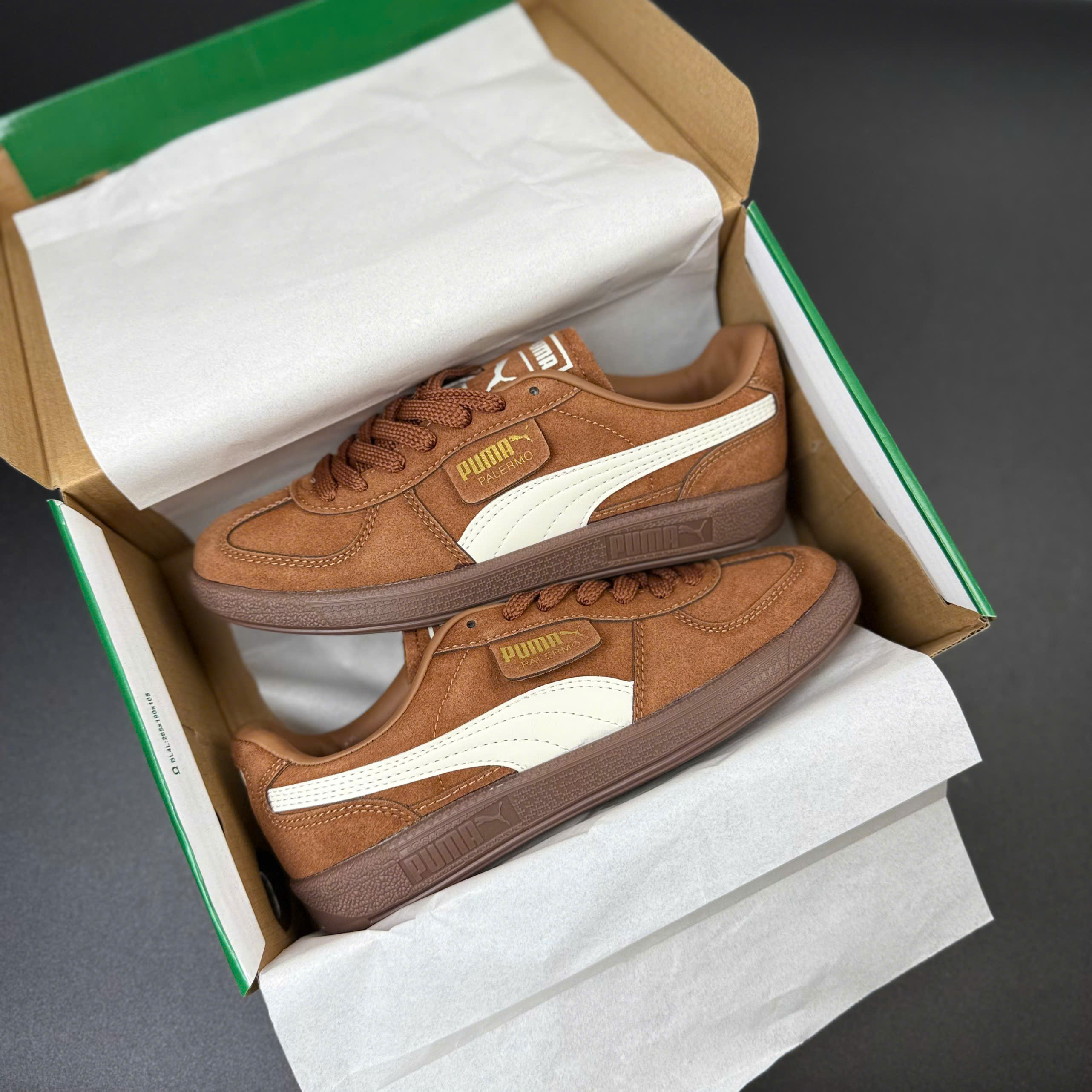 puma palermo nâu