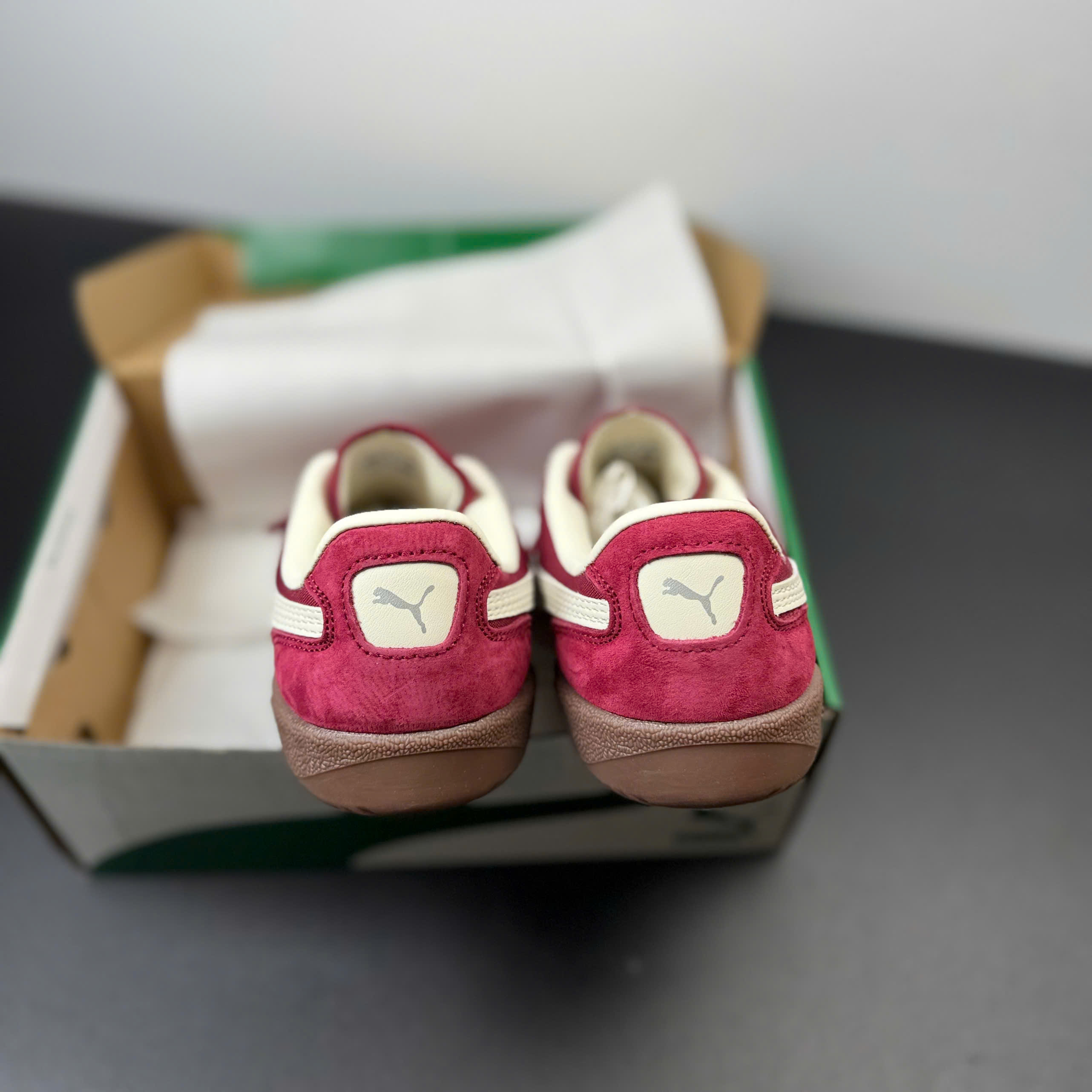 puma palermo đỏ mận