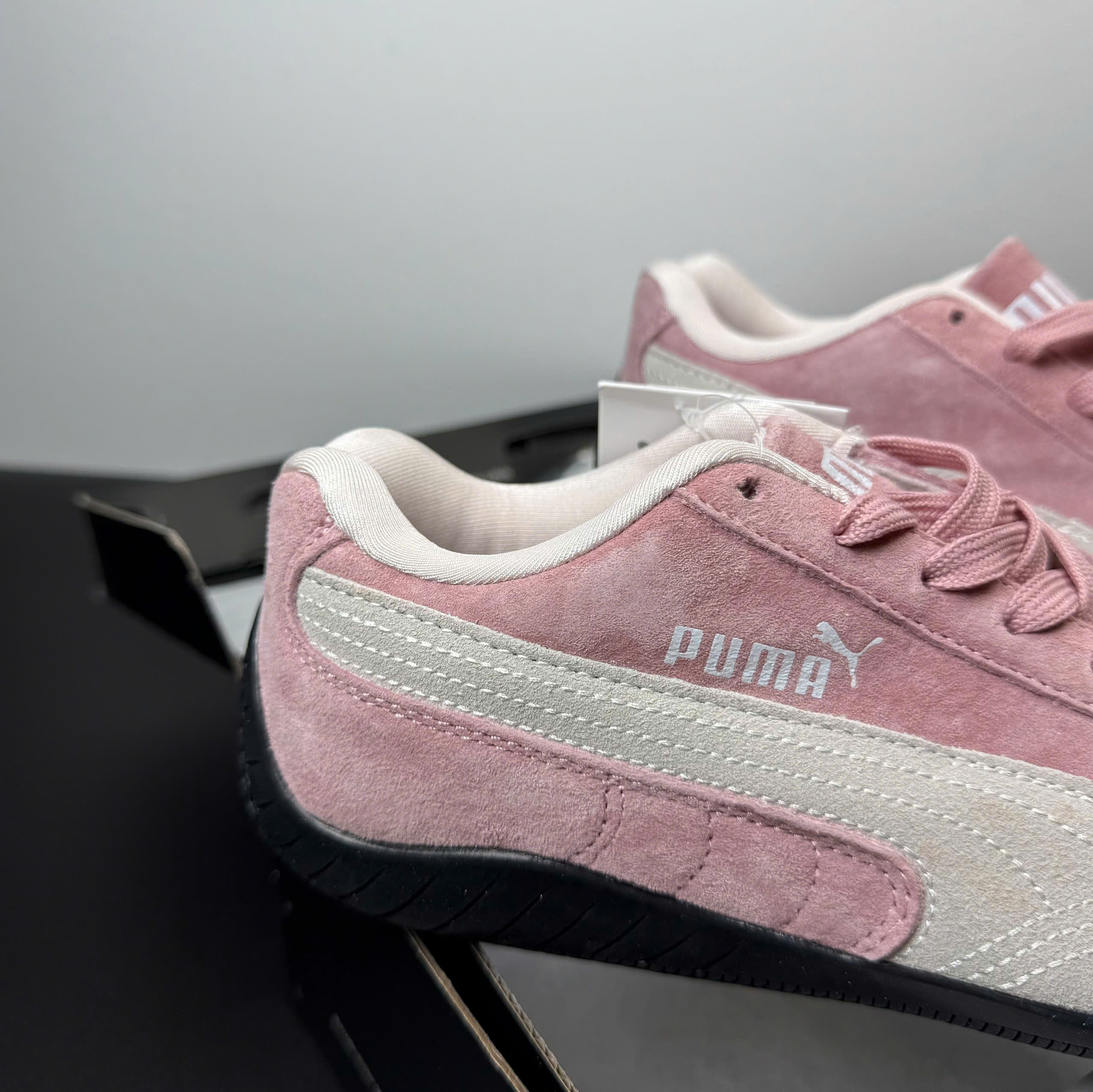 puma speedcat hồng xám