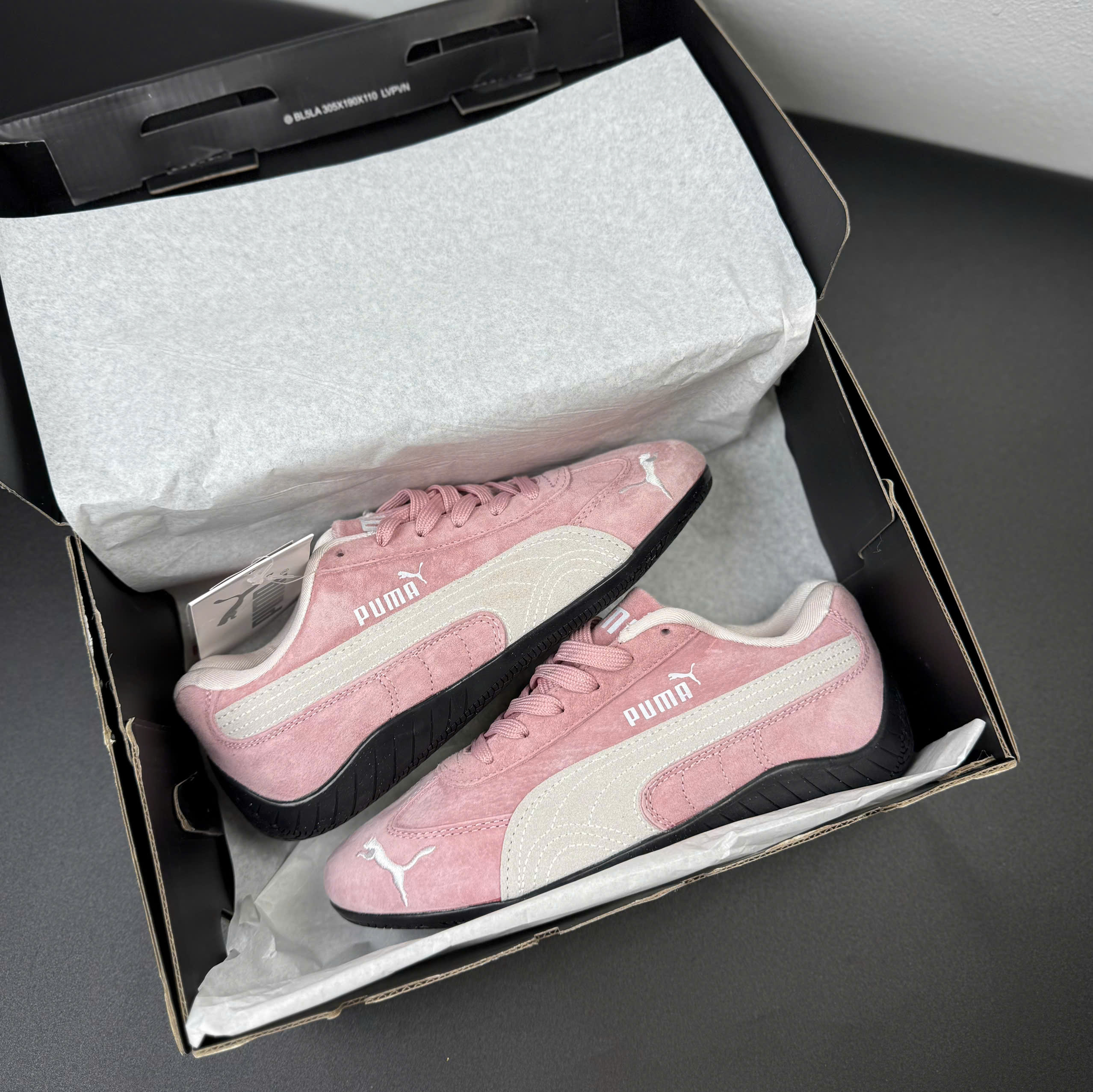 puma speedcat hồng xám