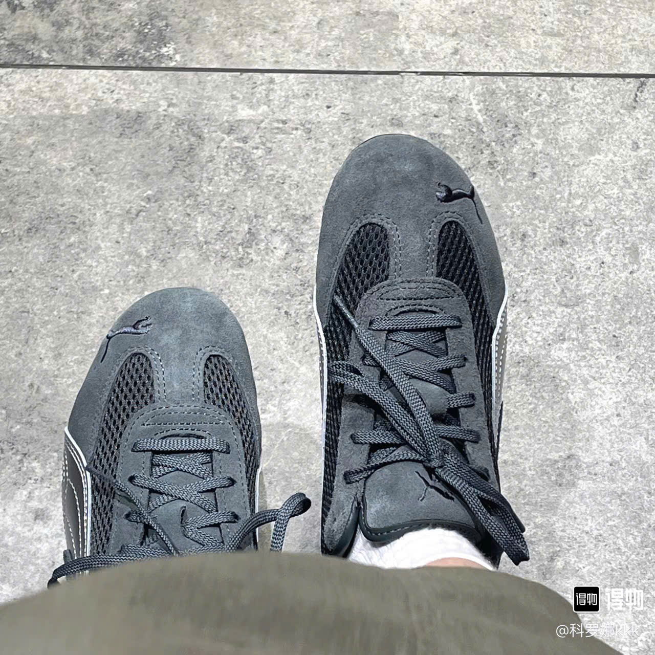 puma speedcat xám ghi