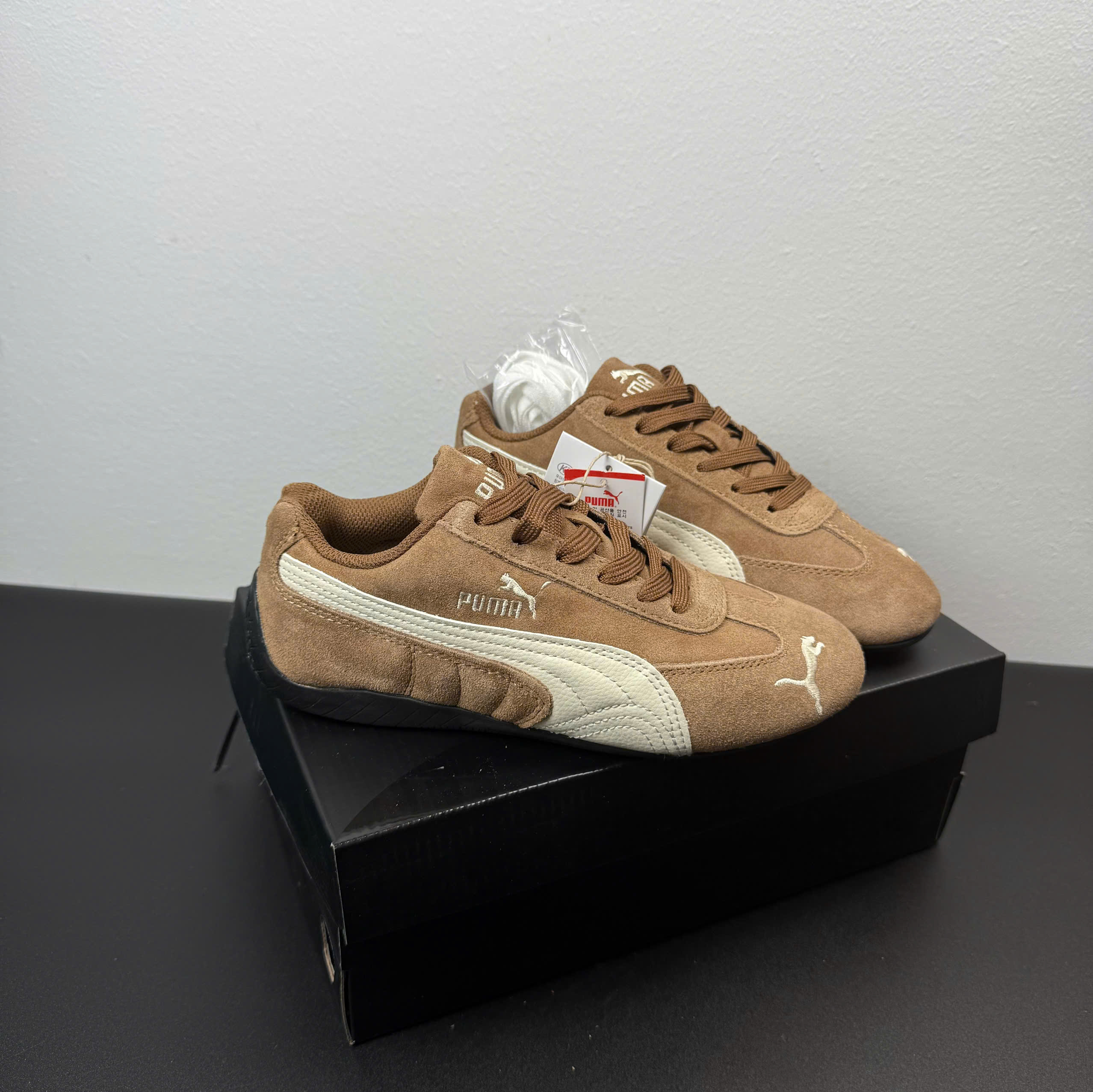 puma speedcat nâu bò