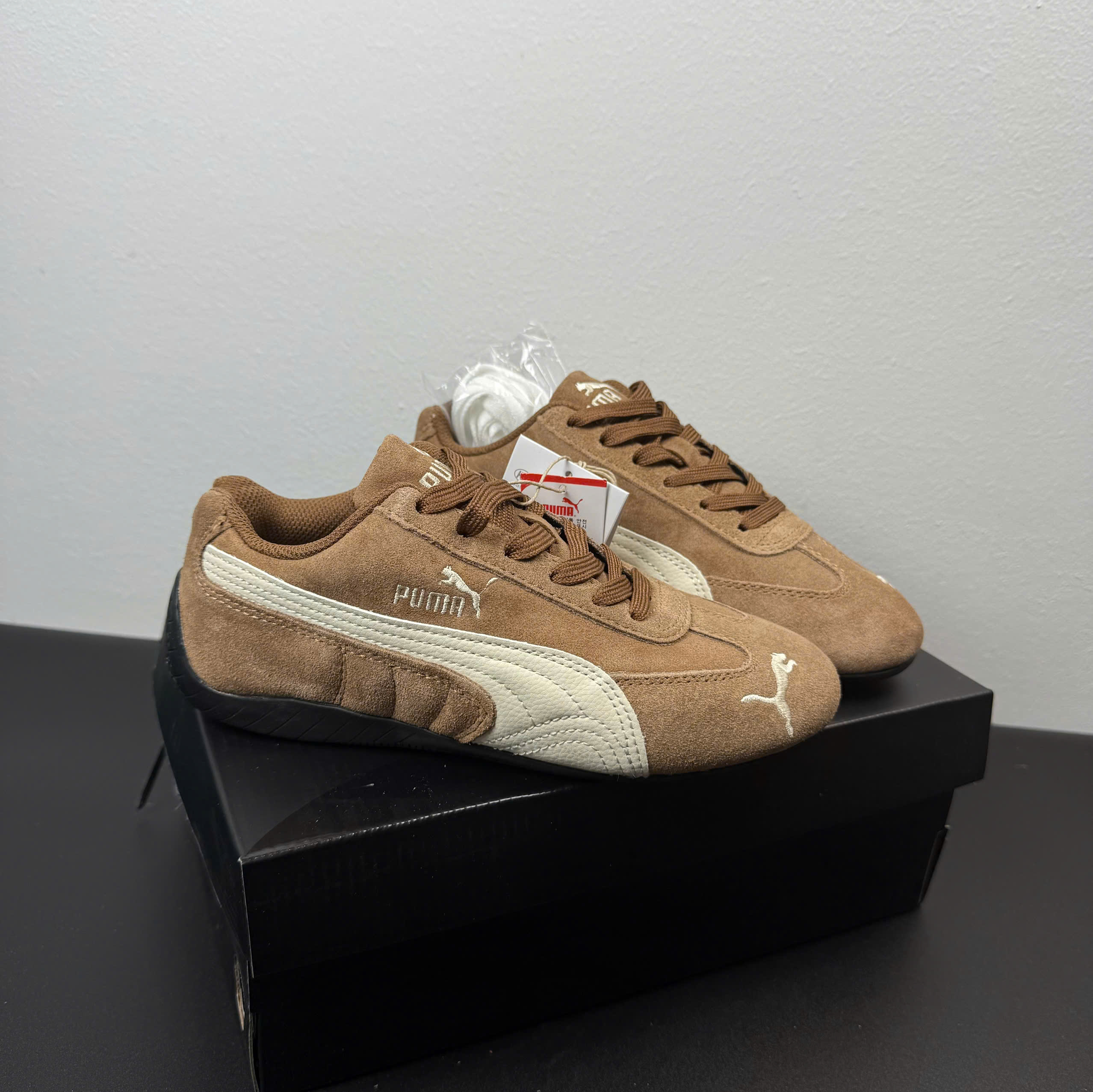 puma speedcat nâu bò