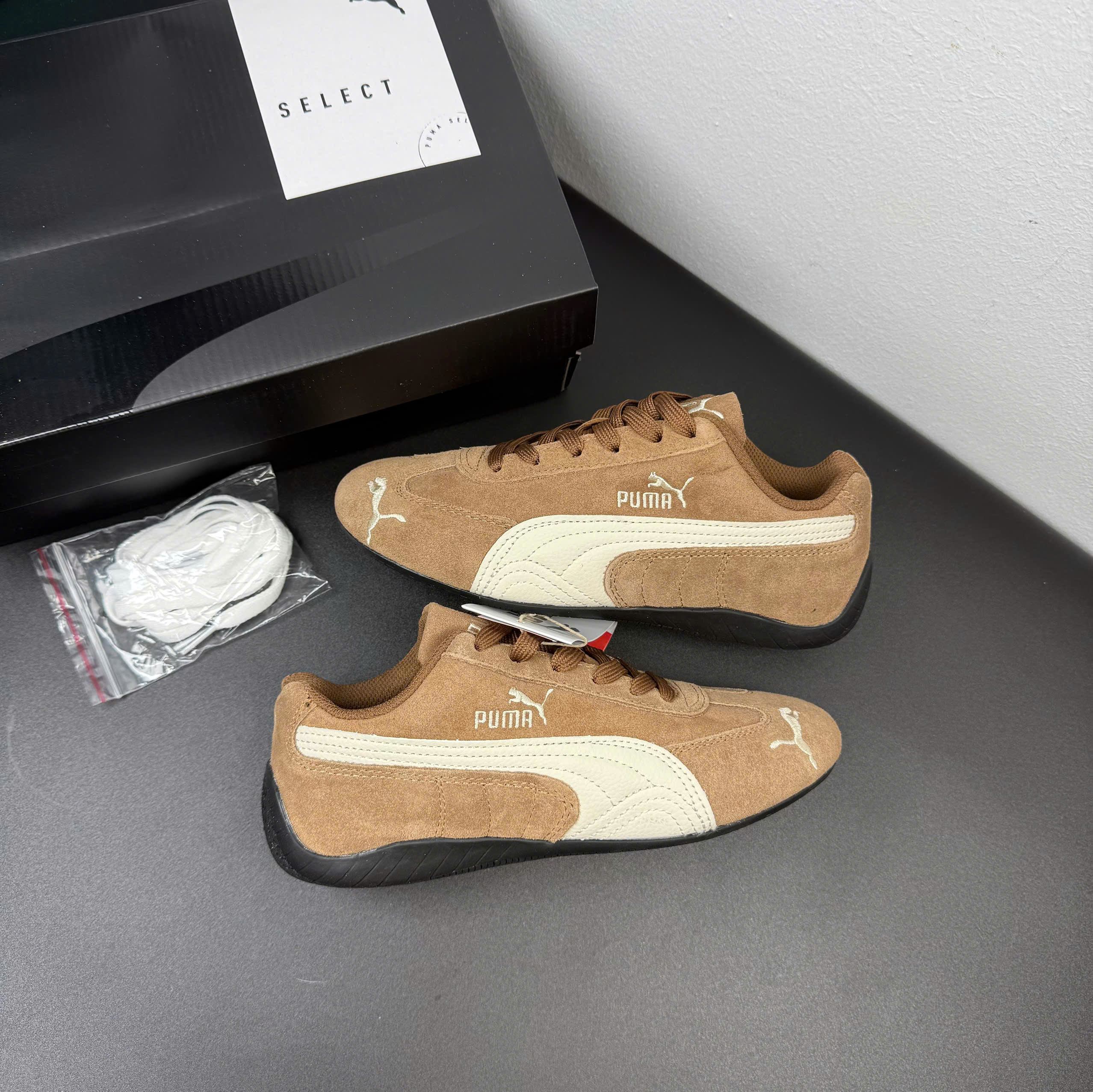 puma speedcat nâu bò