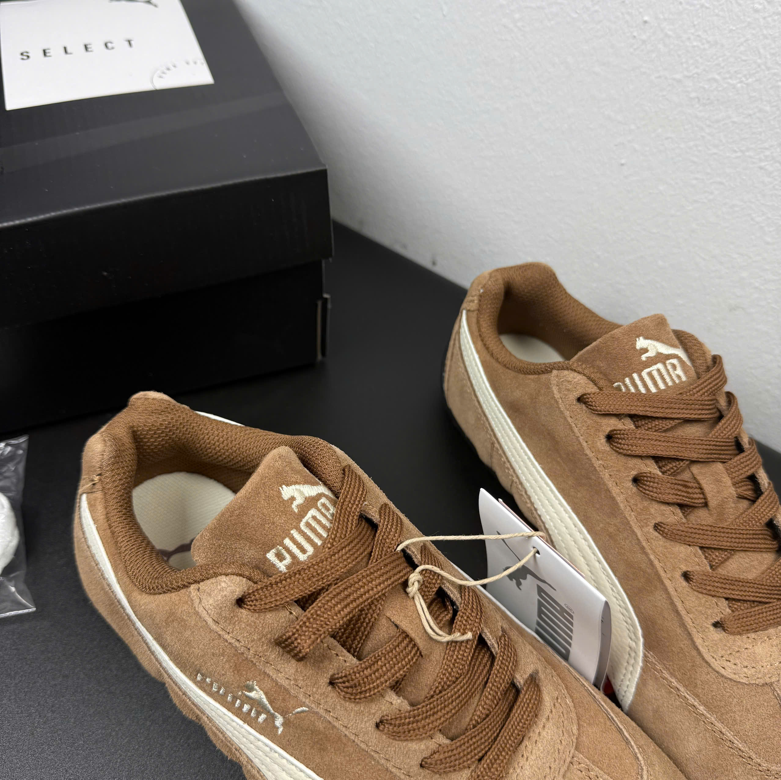 puma speedcat nâu bò