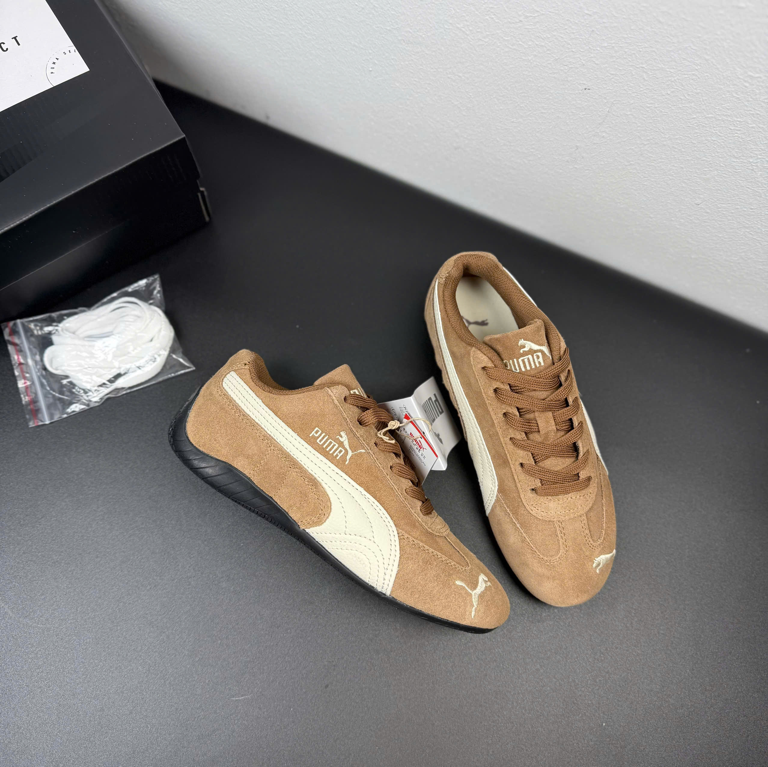 puma speedcat nâu bò