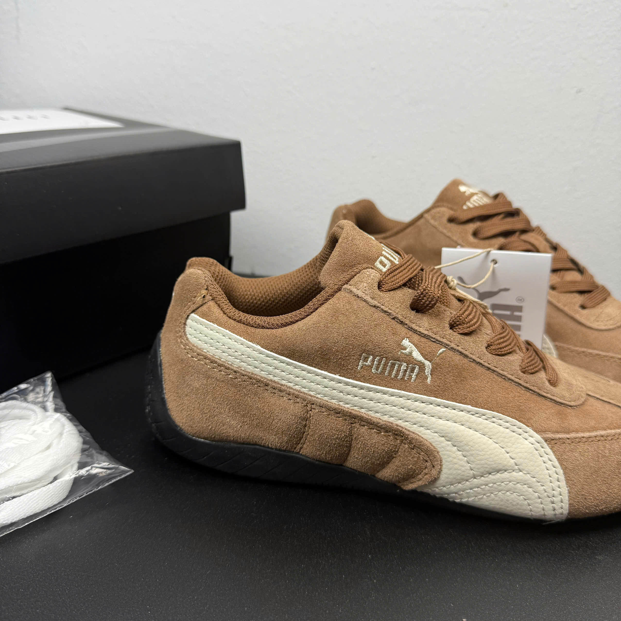 puma speedcat nâu bò