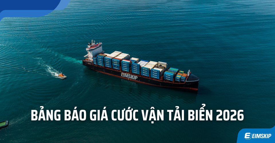 BẢNG BÁO GIÁ CƯỚC VẬN TẢI BIỂN 2026