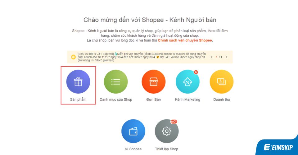 Cách đăng sản phẩm lên Shopee