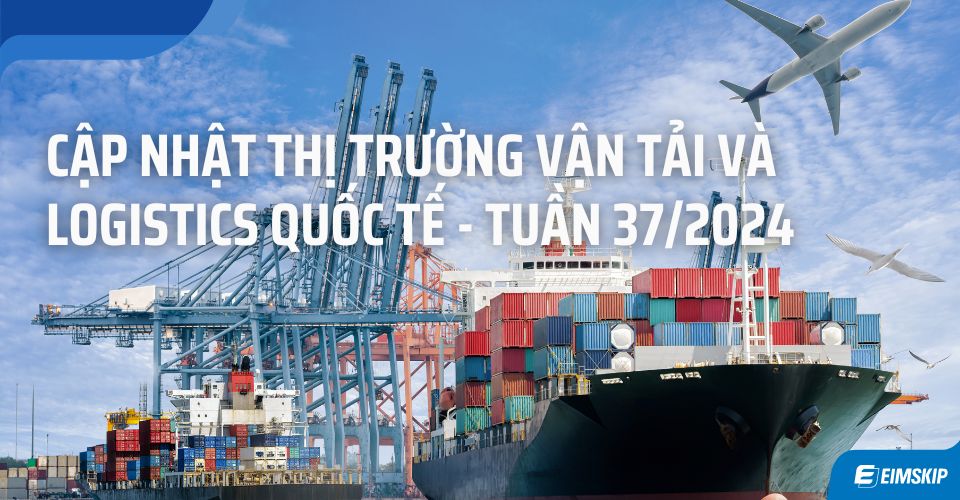 Cập nhật thị trường vận tải và logistics quốc tế - Tuần 37/2024 