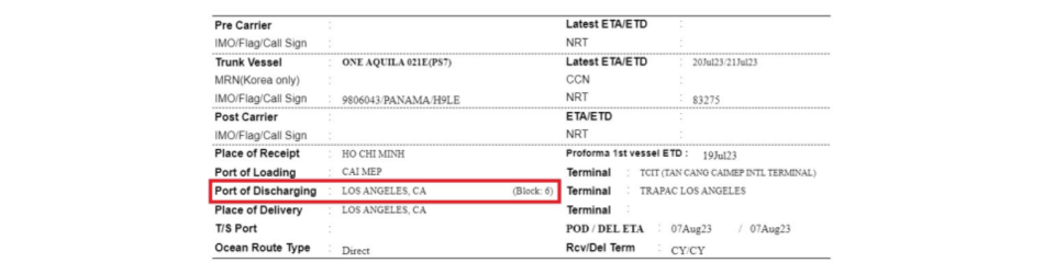 mã Block code trên Eport: