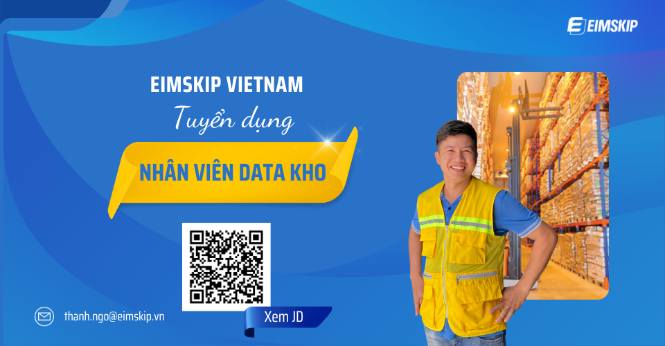 Tuyển dụng nhân viên Data kho Eimskip