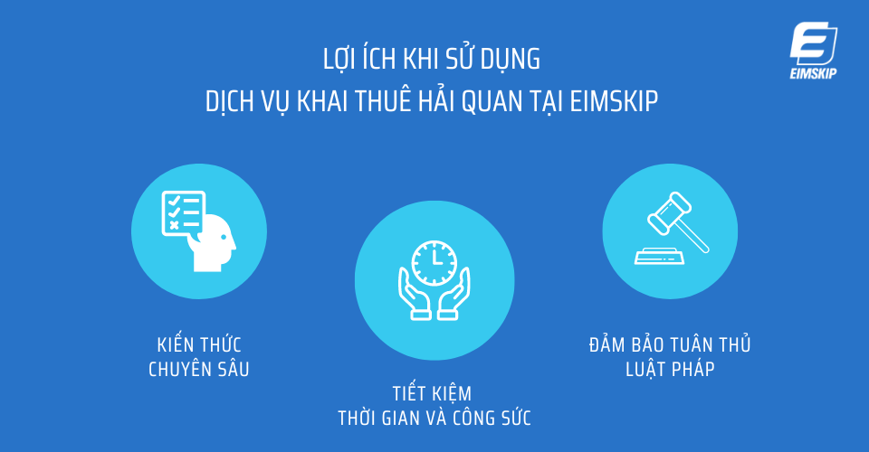 Có nên sử dịnh dịch vụ khai thuê hải quan tại EImskip