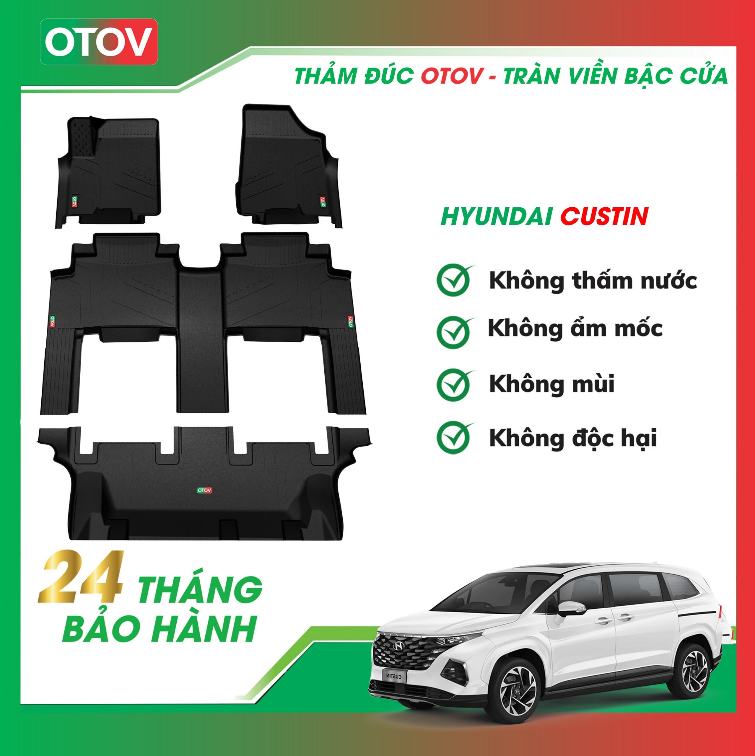 Thảm Lót Sàn Cho Hyundai Custin Nên Chọn Loại Nào?