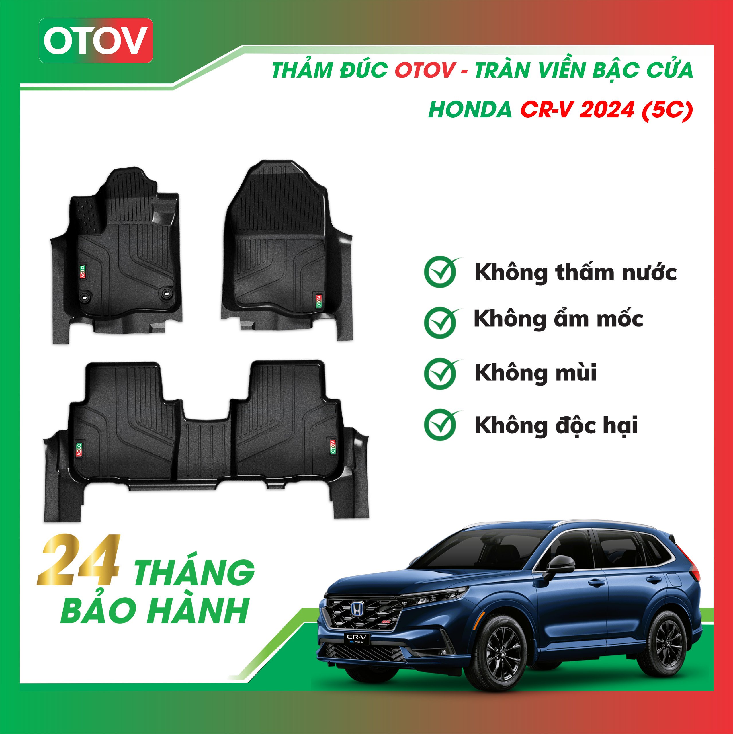 Xe Honda CRV Nên Chọn Loại Thảm Lót Sàn Nào?