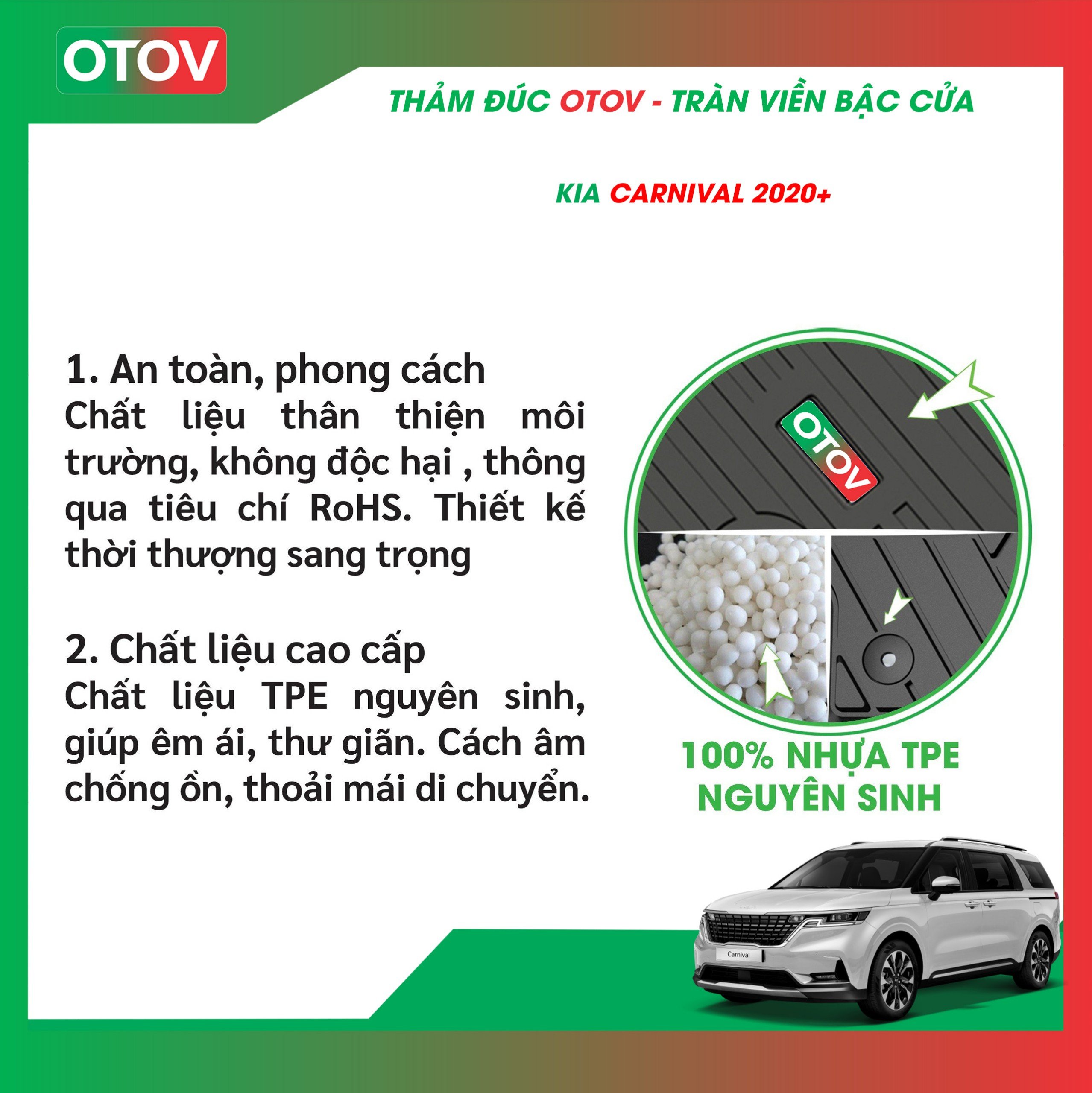 Xe Kia Carnival Nên Dùng Loại Thảm Lót Sàn Nào?