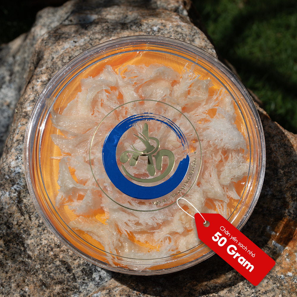 [Yến An Tặng Đường] - Yến Tinh Chế - Chân Sạch Nhỏ loại 100g tặng Đường thốt nốt 150g