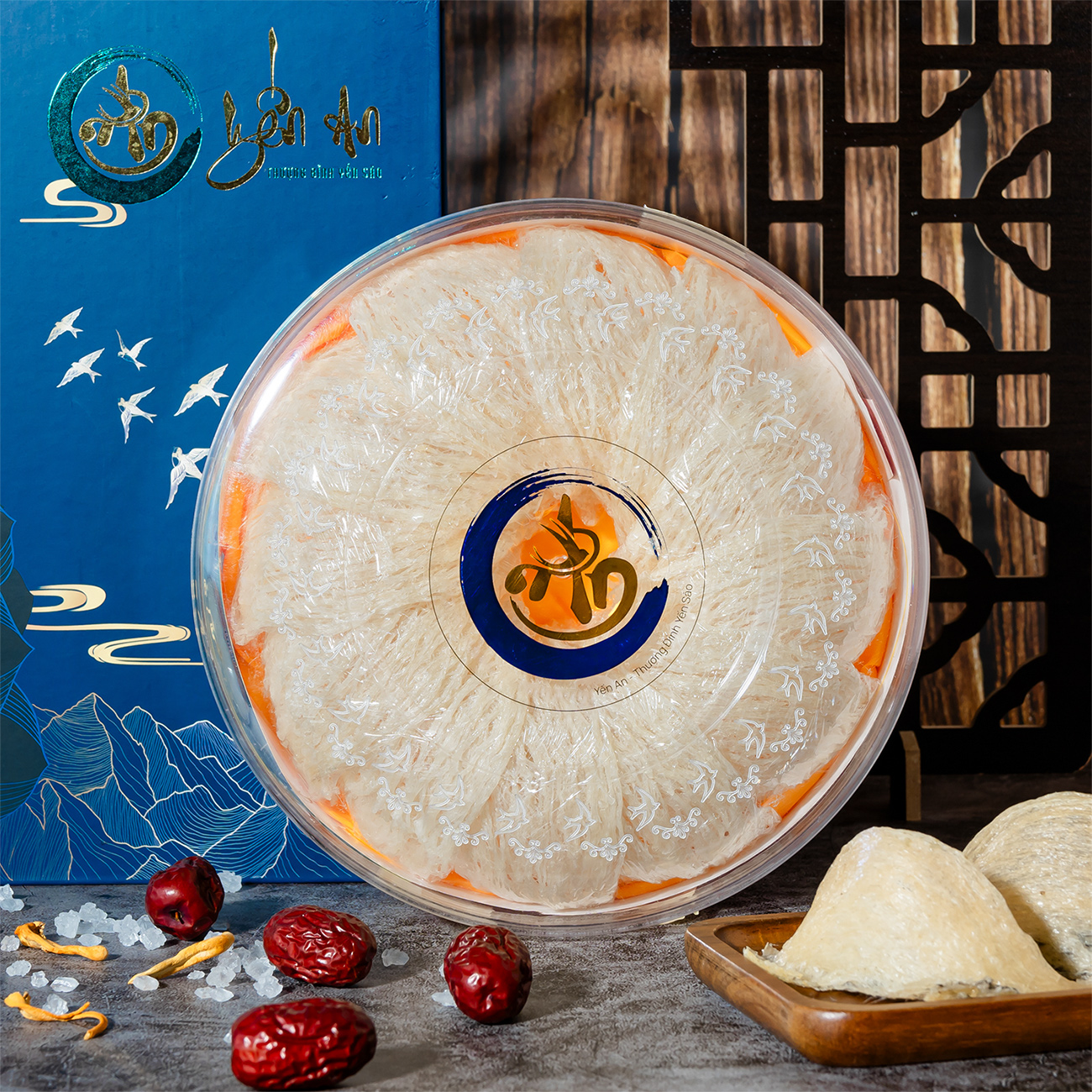 [Yến An Tặng Đường] - Yến Tinh Chế - Rút Lông 99% Sợi loại 100g tặng Đường thốt nốt 150g