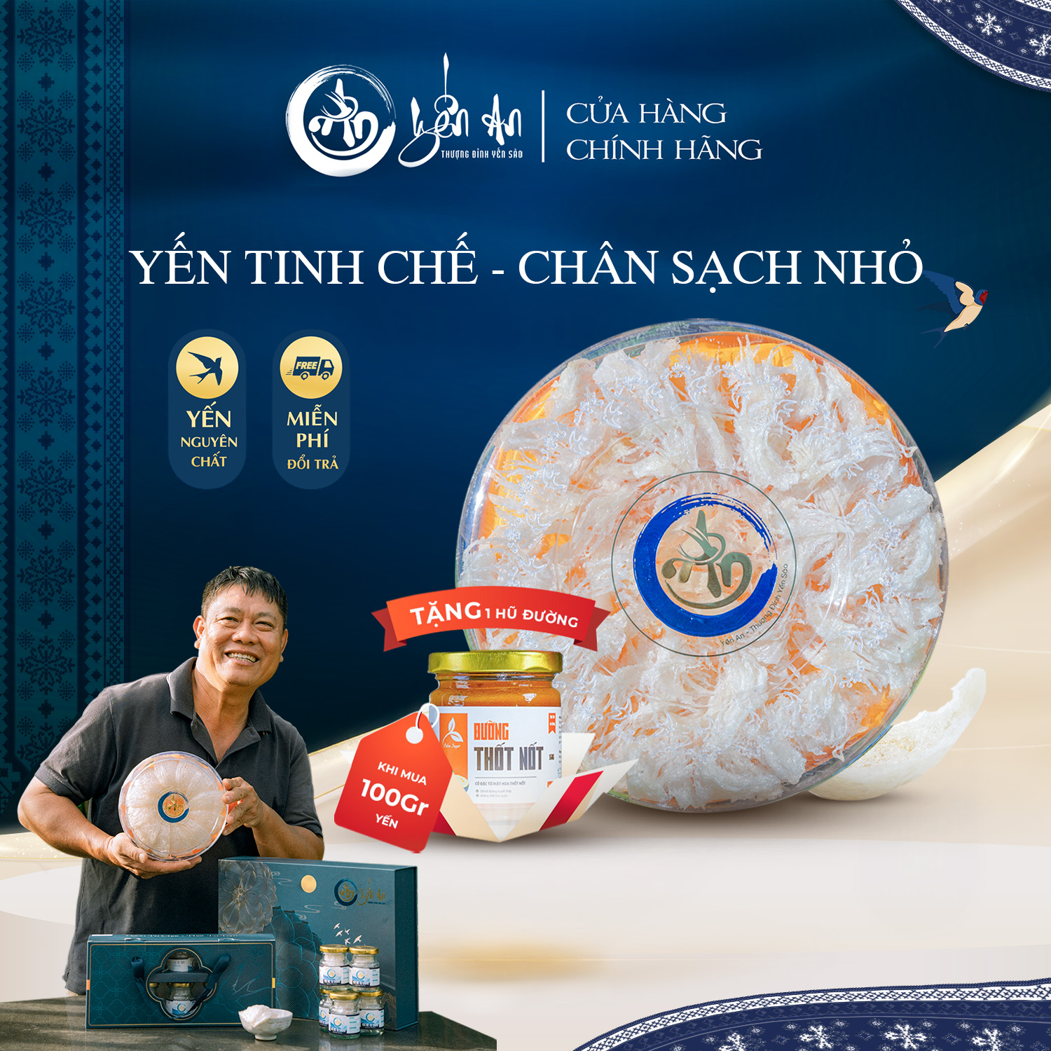[Yến An] - Yến Tinh Chế - Chân Sạch Nhỏ