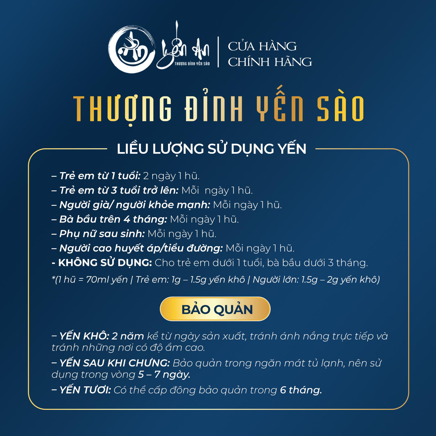 [Yến An] - Yến Tinh Chế - Rút Lông 90% Sợi