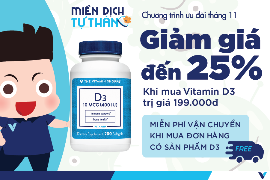 Ưu đãi lến đến 20% bộ sản phẩm tăng cường miễn dịch tự thân
