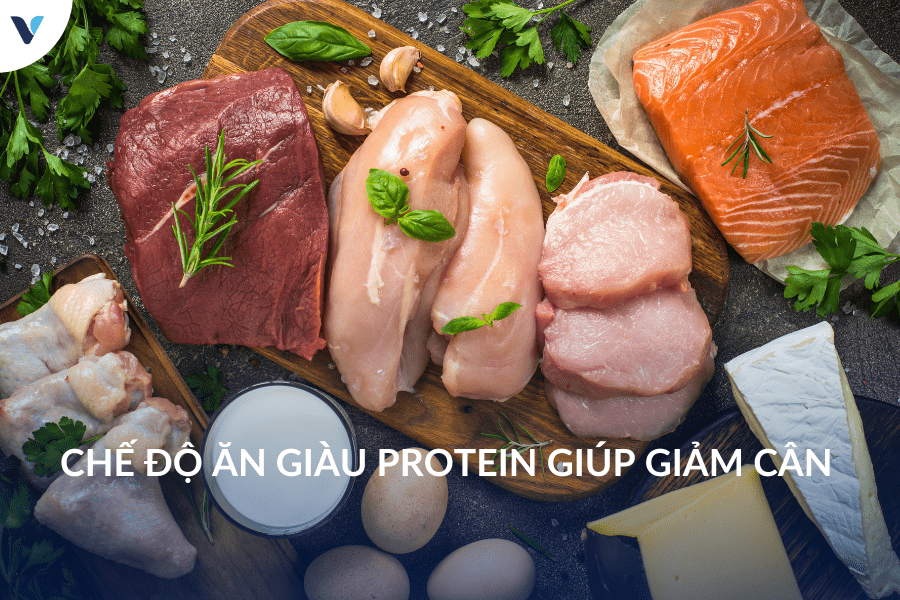 Chế độ ăn giàu protein giúp giảm cân