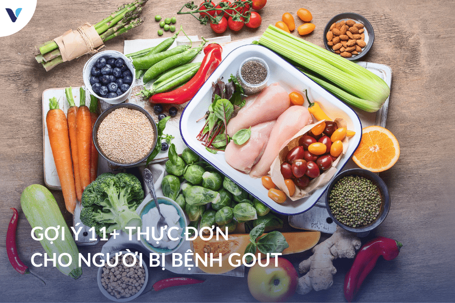 Gợi ý 11+ thực đơn cho người bị bệnh gout