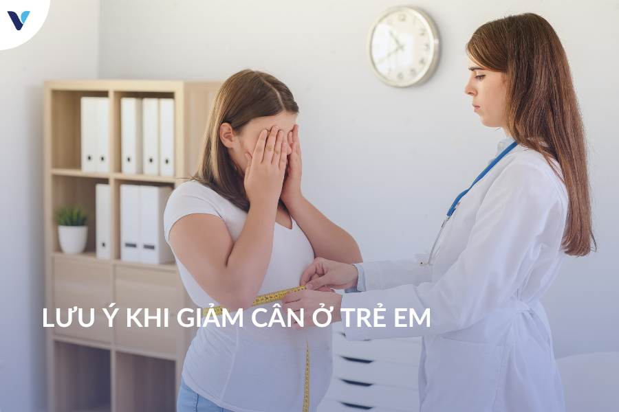 Lưu ý khi giảm cân ở trẻ em