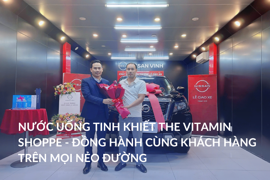 Nước uống tinh khiết The Vitamin Shoppe - Đồng hành cùng khách hàng trên mọi nẻo đường