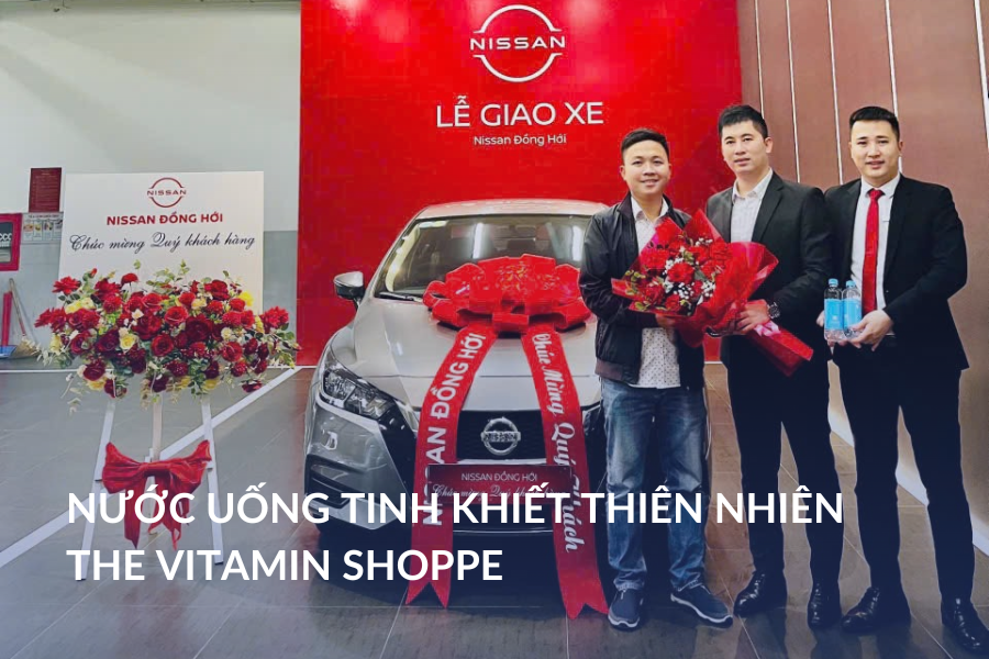 Nước uống The Vitamin Shoppe - Điểm nhấn khác biệt trong Lễ Giao Xe