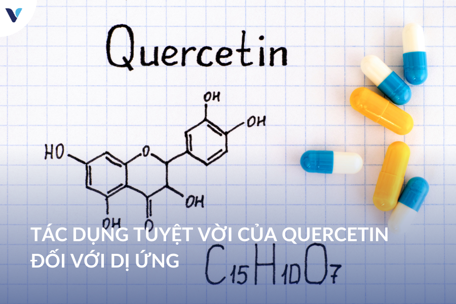 Tác dụng tuyệt vời của Quercetin đối với dị ứng