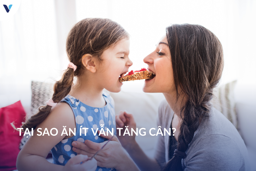 Tại sao ăn ít vẫn tăng cân?