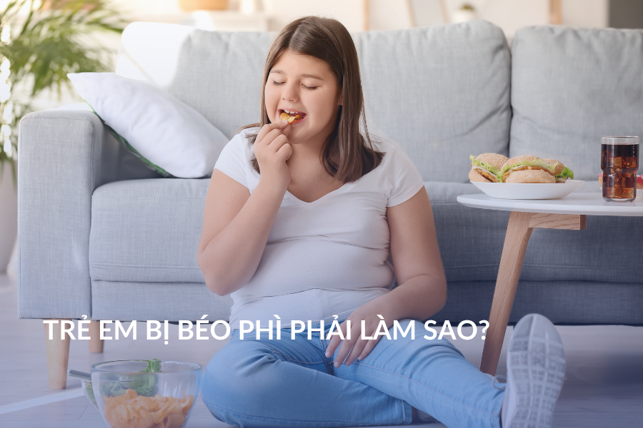 Trẻ em bị béo phì phải làm sao?
