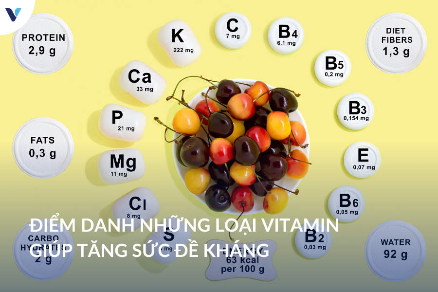 Điểm danh những loại vitamin giúp tăng sức đề kháng