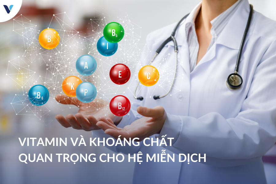 Vitamin và khoáng chất quan trọng cho hệ miễn dịch